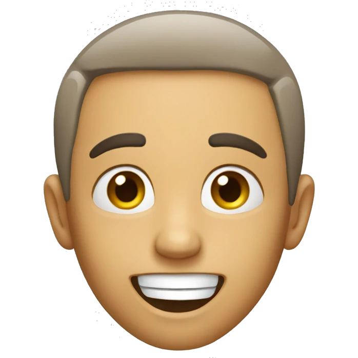 Surprise with a smile emoji