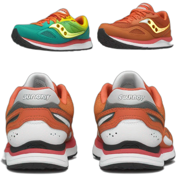 saucony running shoes emoji