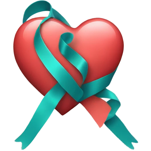 heart with a ribbon emoji
