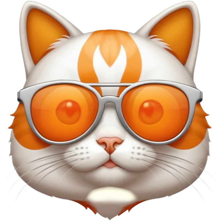 Cat wearing sunglasses emoji
