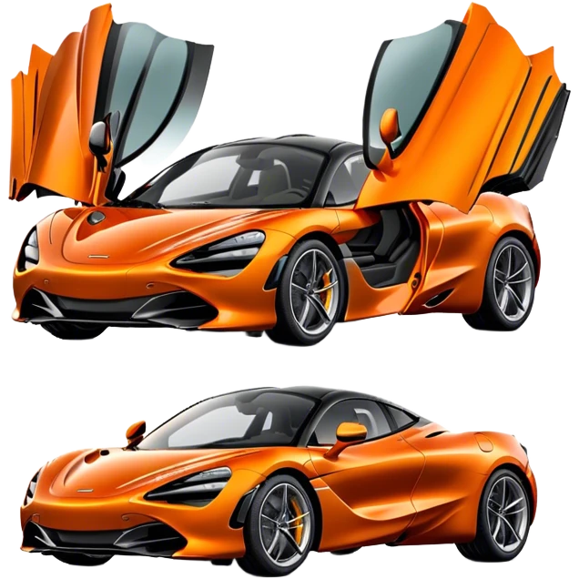 McLaren 720S - McLaren (Model Year: 2021) (Iconic colour: Orange) emoji