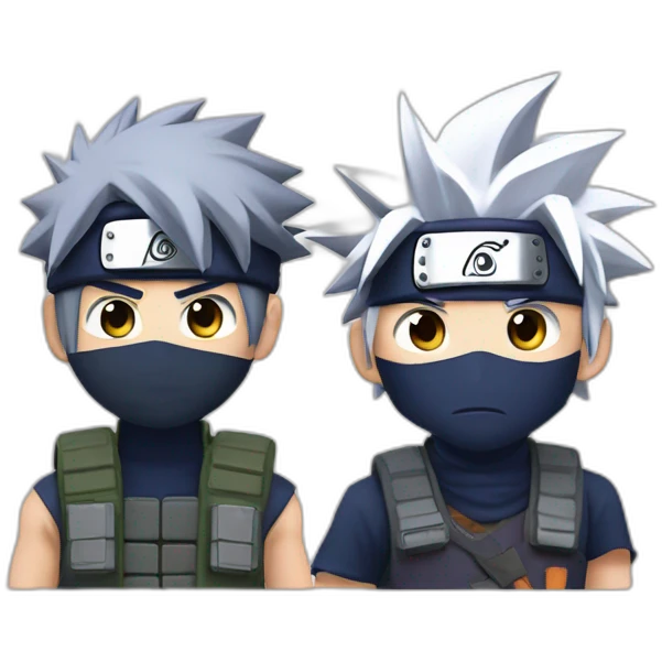 Kakashi et sasuke emoji