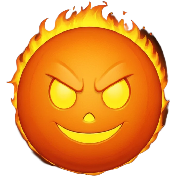 fireballs no face emoji