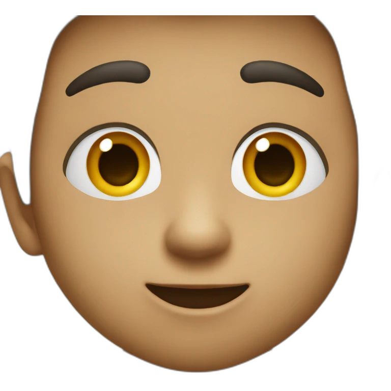 Niño negro picando ojo emoji