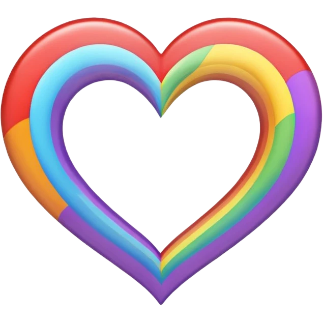 Heart  Raiwnbow emoji