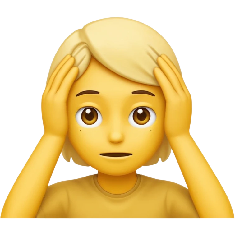 emoji with hand on head sighing in relief with 'phew' text emoji