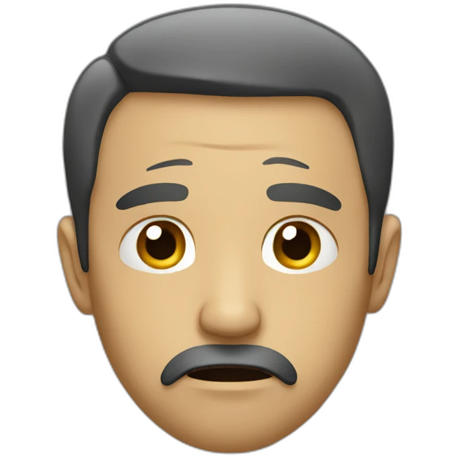 sad man emoji