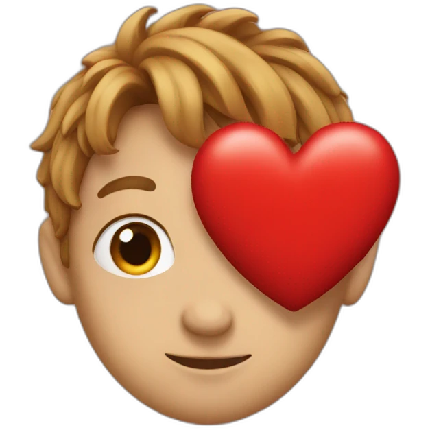 A big red heart  emoji