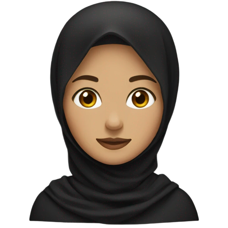 black hijabi emoji
