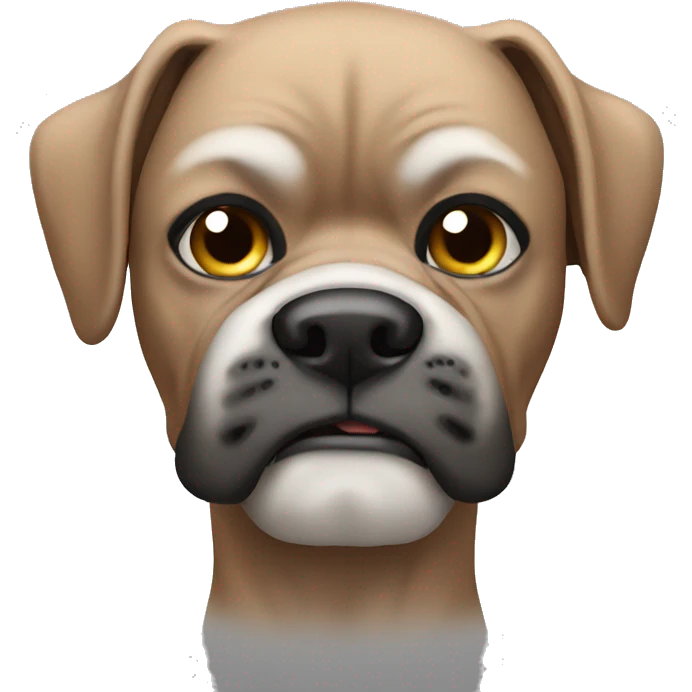 A boxer  emoji