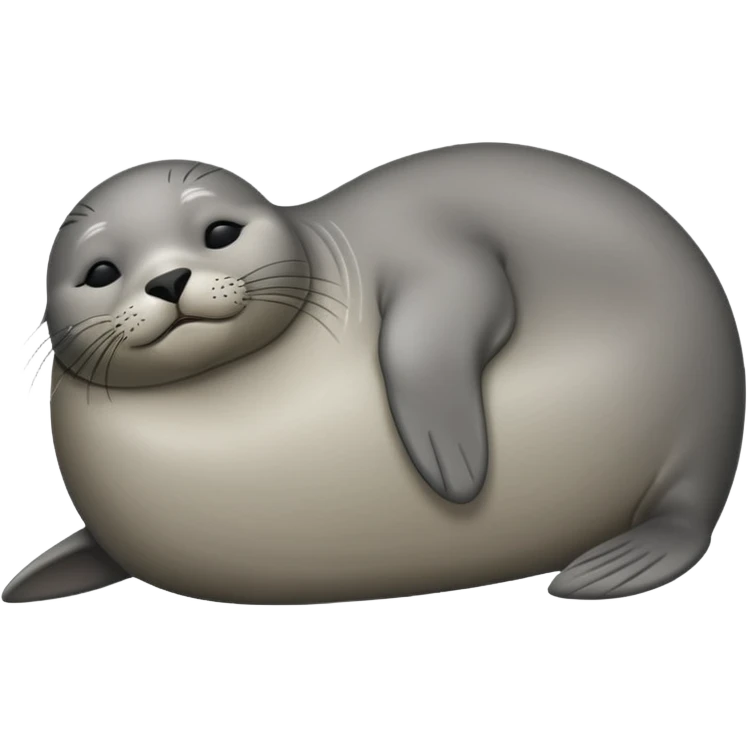 Sleepy seal emoji