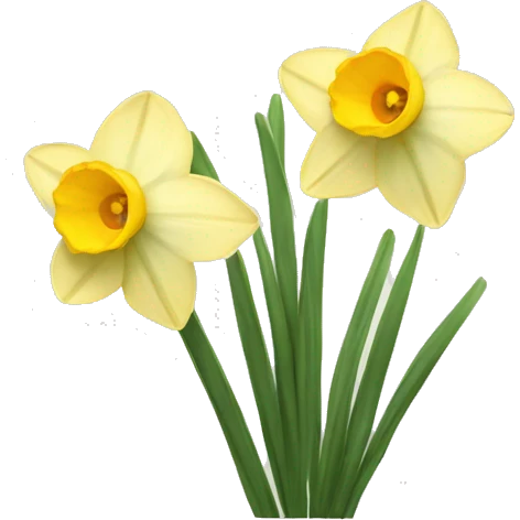 cute narcissus emoji