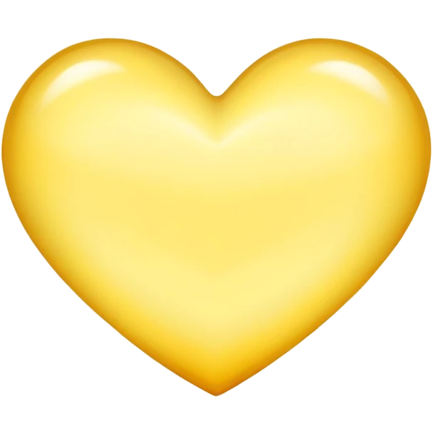 Light yellow heart emoji