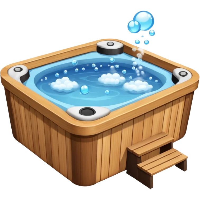 outdoor hot tub emoji