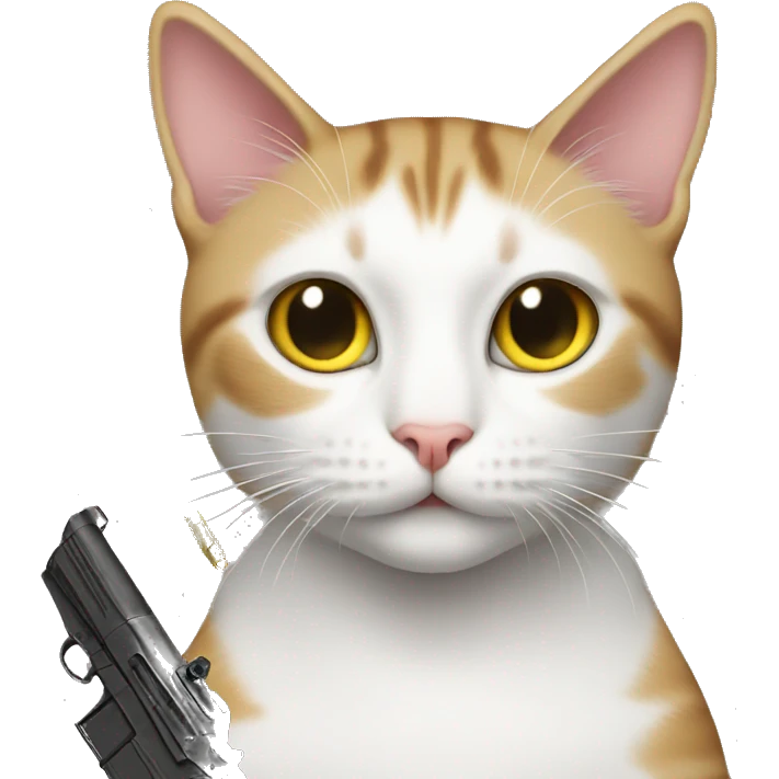 Cat with ammo emoji