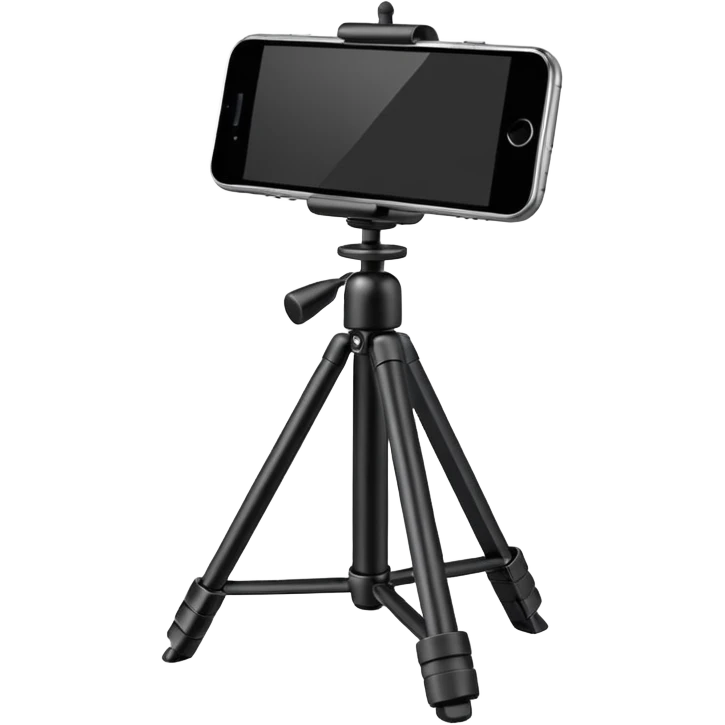 Phone tripod emoji