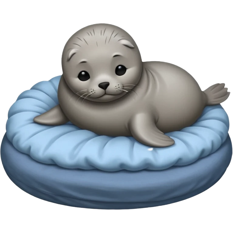 seal in bed  emoji