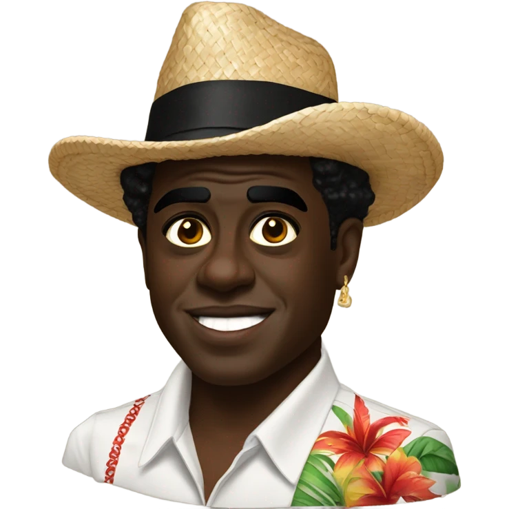 Kodak black as a Cuban  emoji