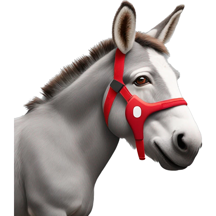 Donkeys kong les yeux rouges fatigué avec un casque AirPods Max sur la tête emoji