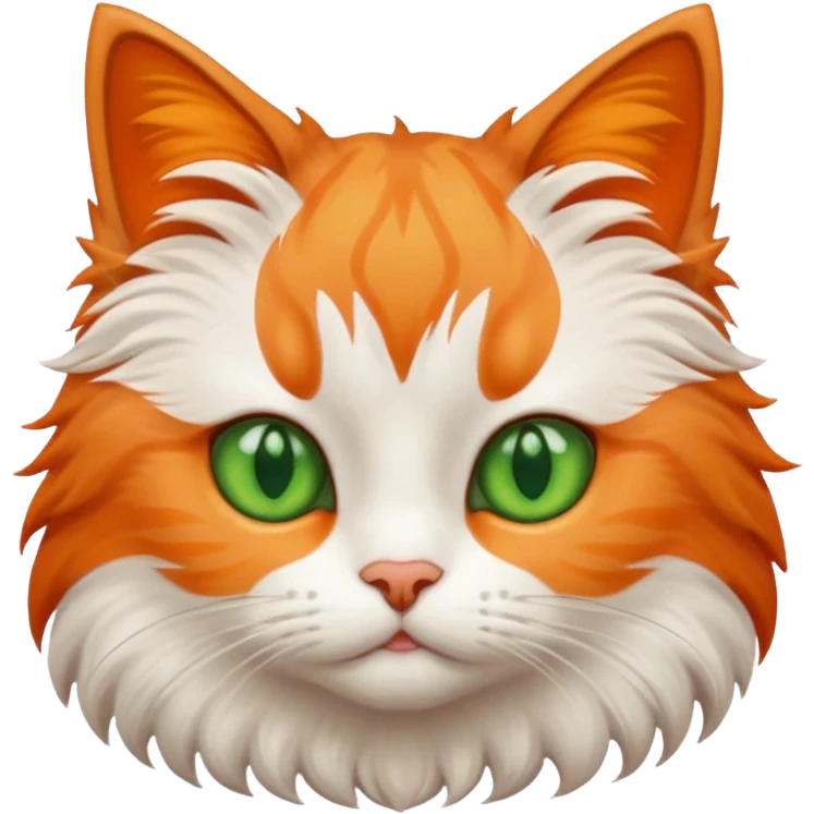 cute cat, simple and expressive emoji