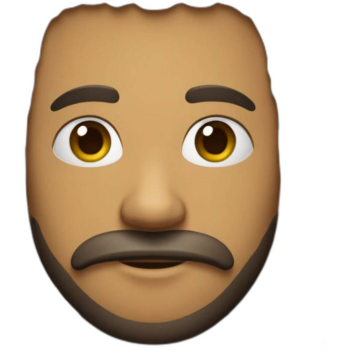 Muñeco con barba emoji