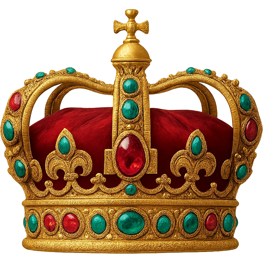 crown with jewels emoji