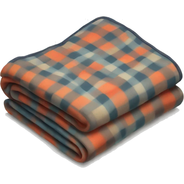 folded plaid blanket emoji