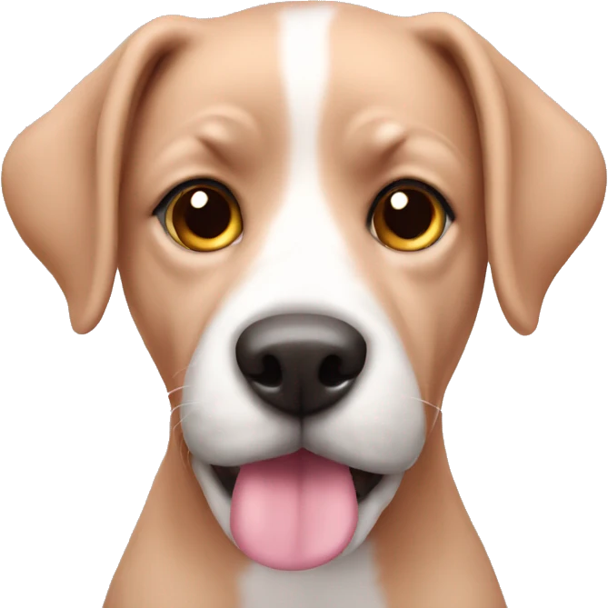 dog pink emoji