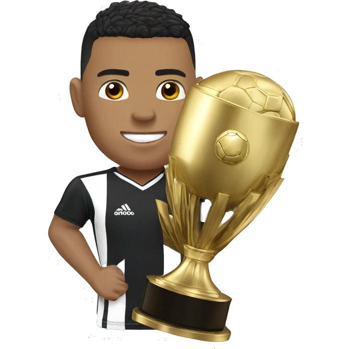 Ronaldo with a trophie emoji