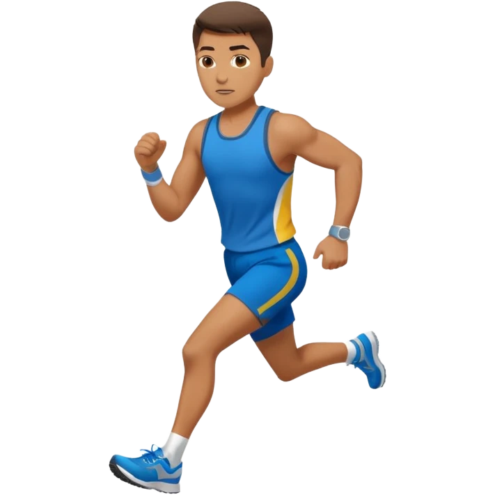 businessman running a marathon emoji