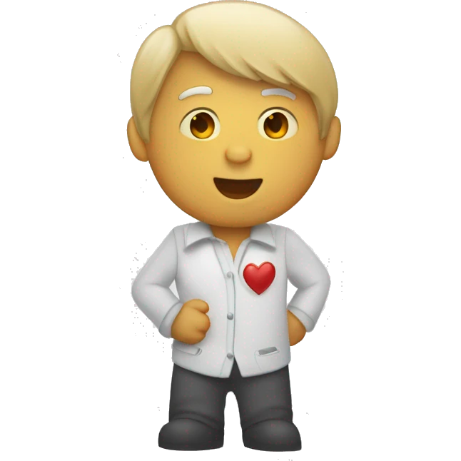 Corazón blanco roto por la mitad emoji