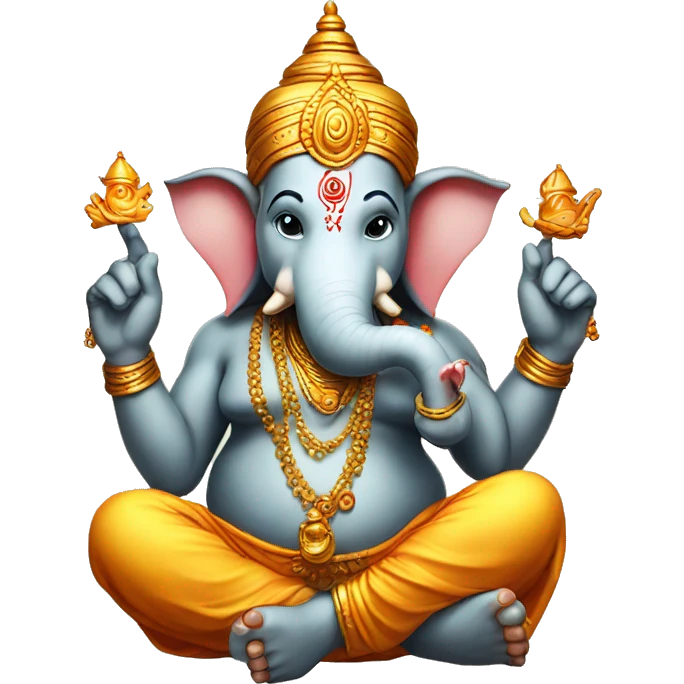 Waking ganesh emoji