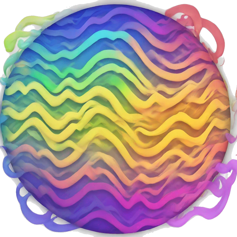 vibrant sound wave circle icon emoji