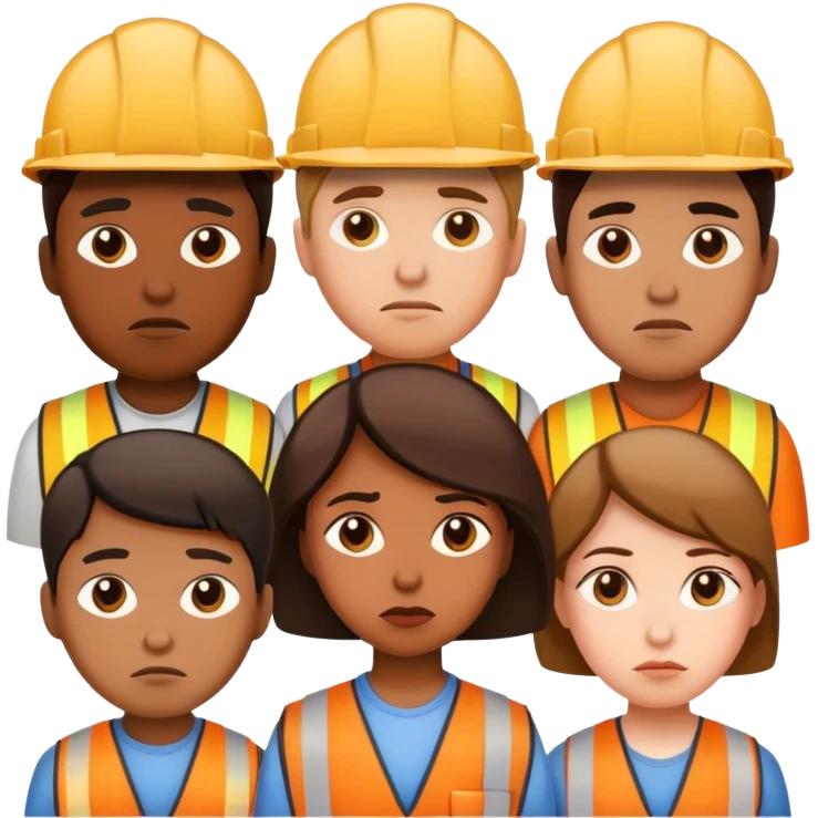 sad workers emoji