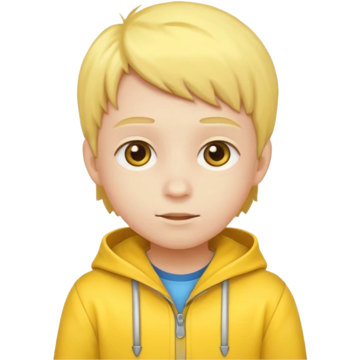 kid with yellow clothes emoji