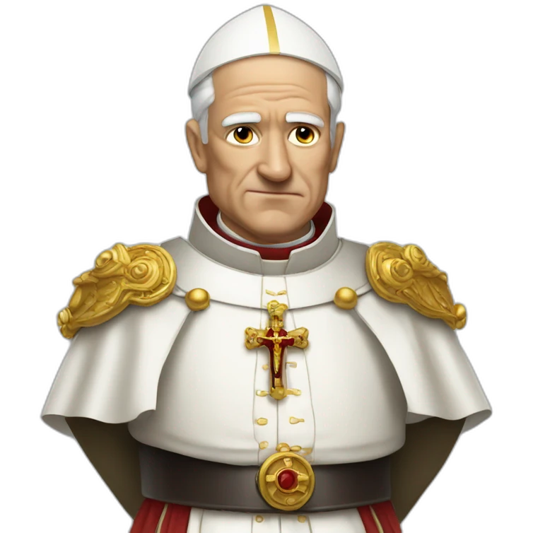 armed pope emoji
