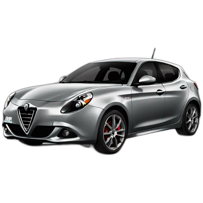 Grey Alfa Romeo Giulietta 2013 emoji