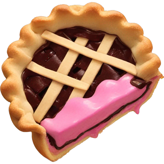 pie with pink filling emoji