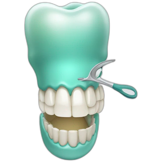 prosthetics and dental treatment emoji