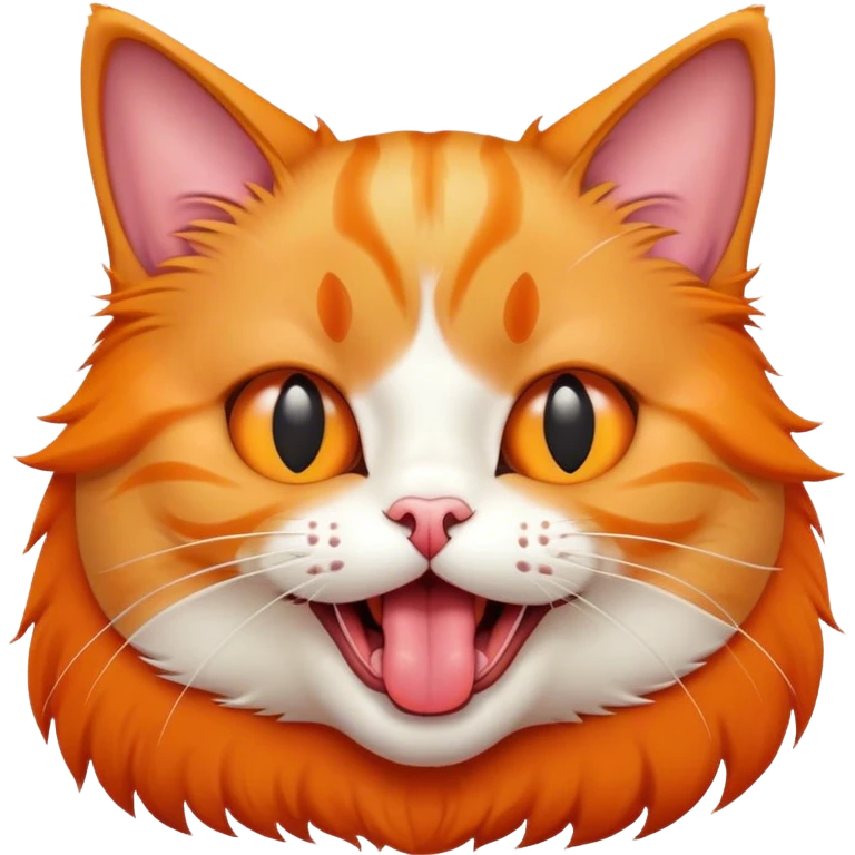 Cat sticking tongue out  emoji