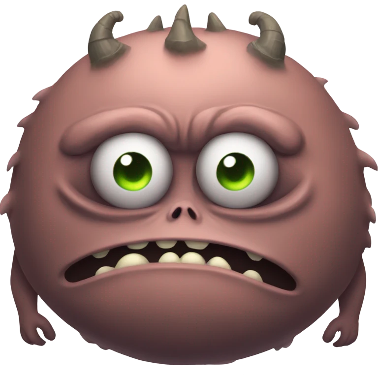 Big ugly stinky fat monster thing  emoji