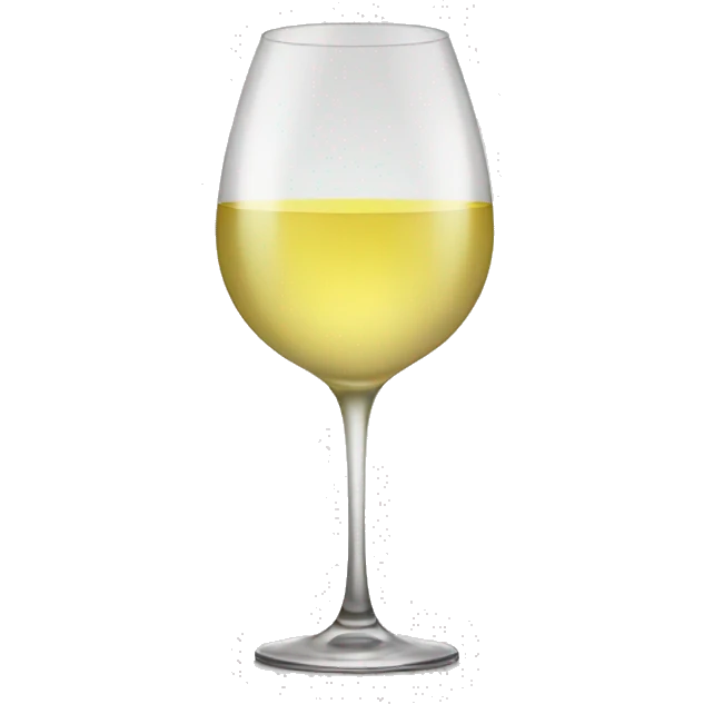 whitewine in glass emoji