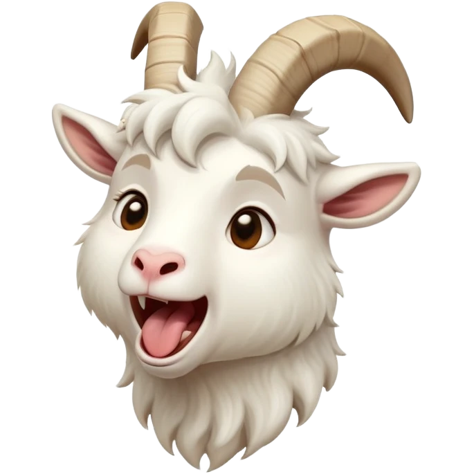 cinematic-cute-yawning-white-goat-portrait-emoji,-head-tilted-slightly-with-a-dramatic,-wide-open-yawn,-showcasing-a-soft,-downy-white-fur-with-delicate-horns-and-gently-drooping-ears,-round-eyes-barely-open-in-drowsy-contentment, emoji