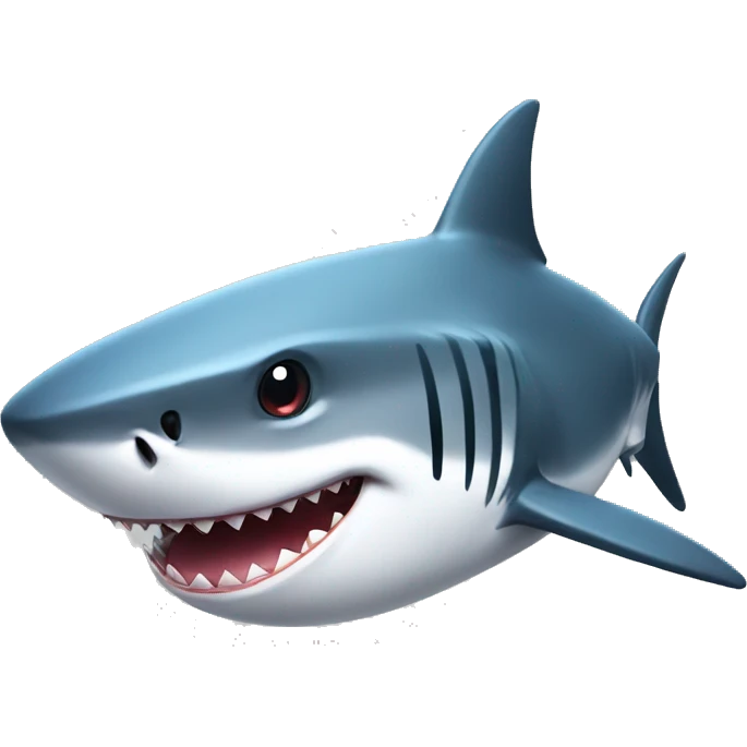 a shark with a cap emoji