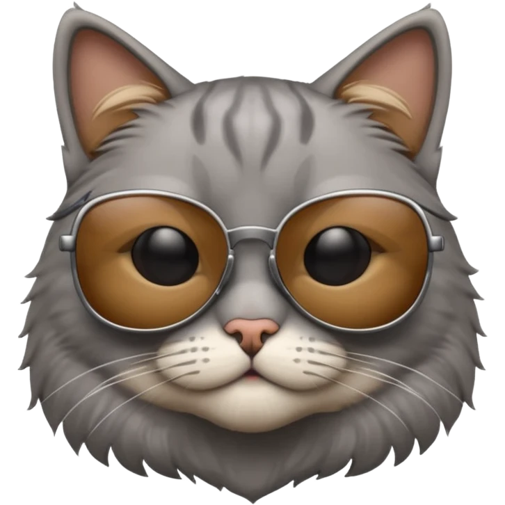 Cat wearing sunglasses emoji