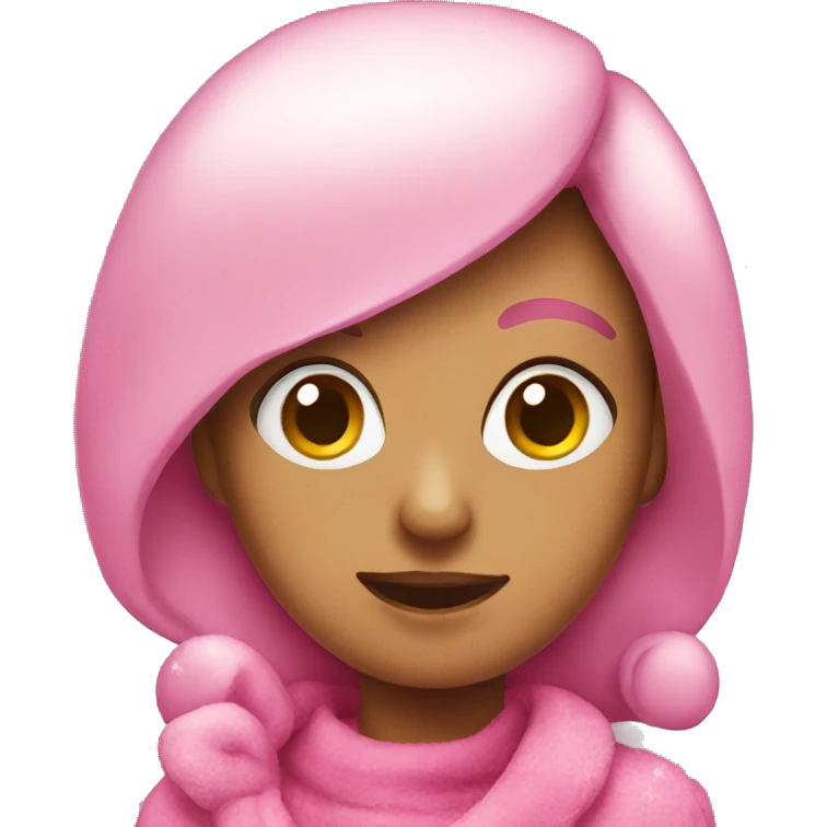 pink christmas  emoji
