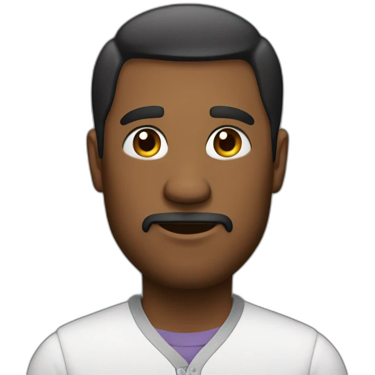 Meticulous man emoji