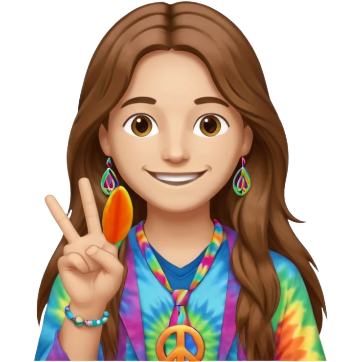 Hippie emoji