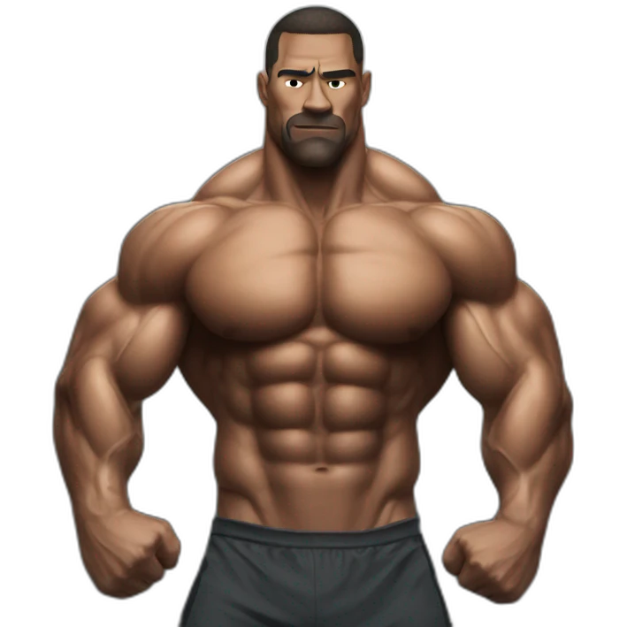 Bodybuilder war emoji