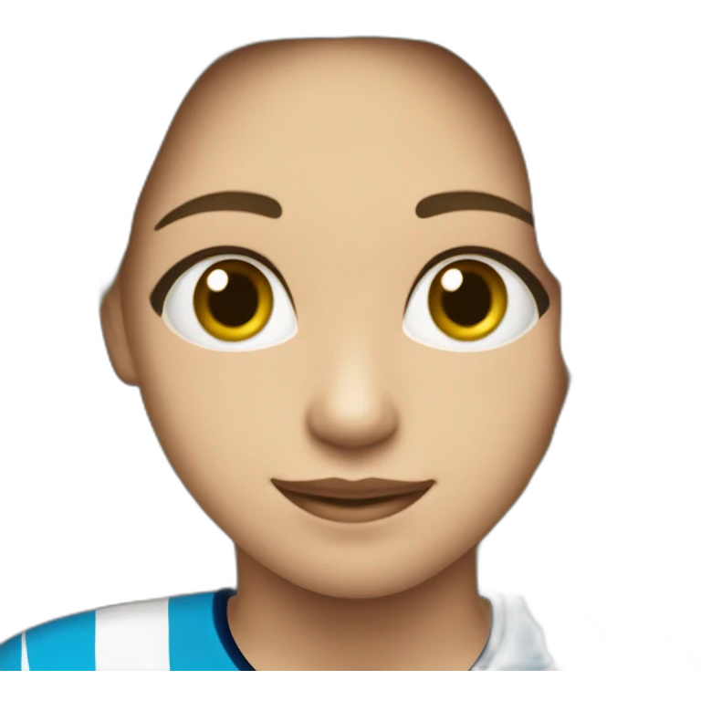 Mônica com camisa do grêmio  emoji